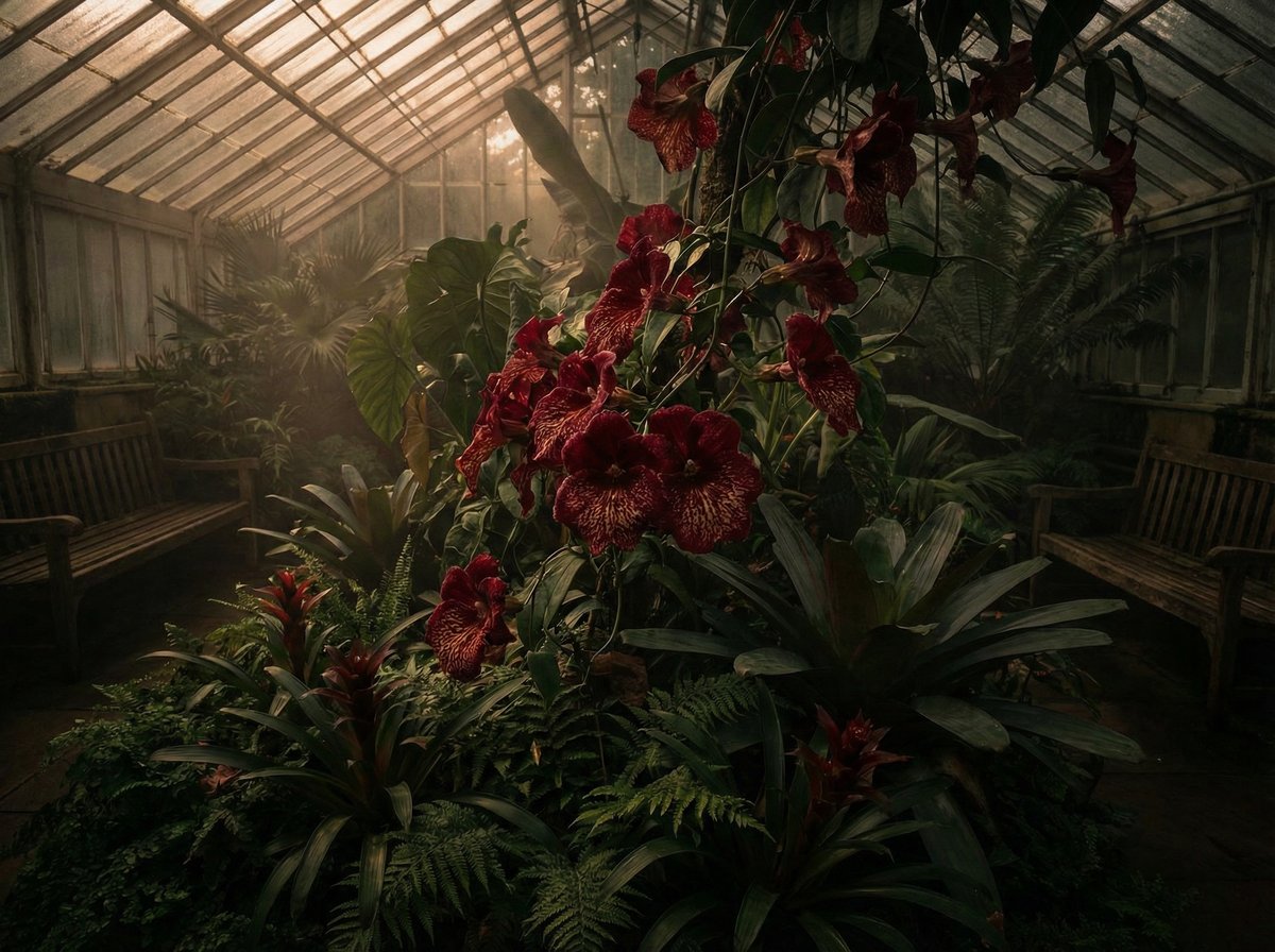 高清动漫温室花卉视频