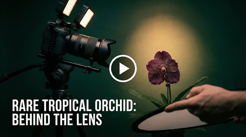 高清动漫植物视频教程-珍稀兰花养护