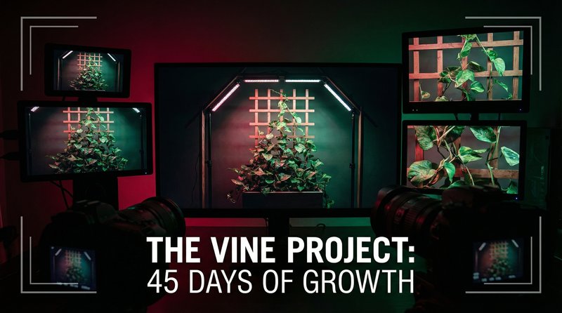 高清动漫植物测评视频-藤本植物延时