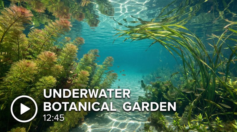 高清动漫水下植物视频教程